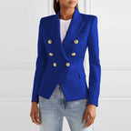 Blazer Feminino Casual Azul 01