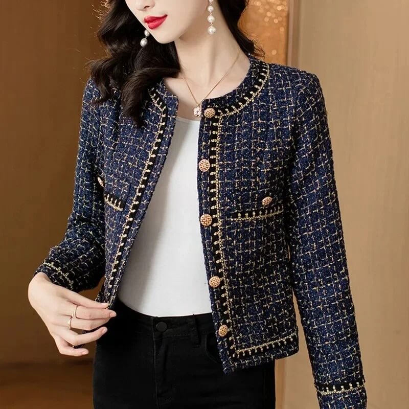 Blazer Feminino Casual Azul Marinho 1