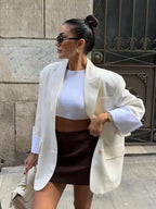 Blazer Elegante Bege 02