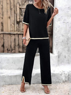 Conjunto Feminino de Malha Split