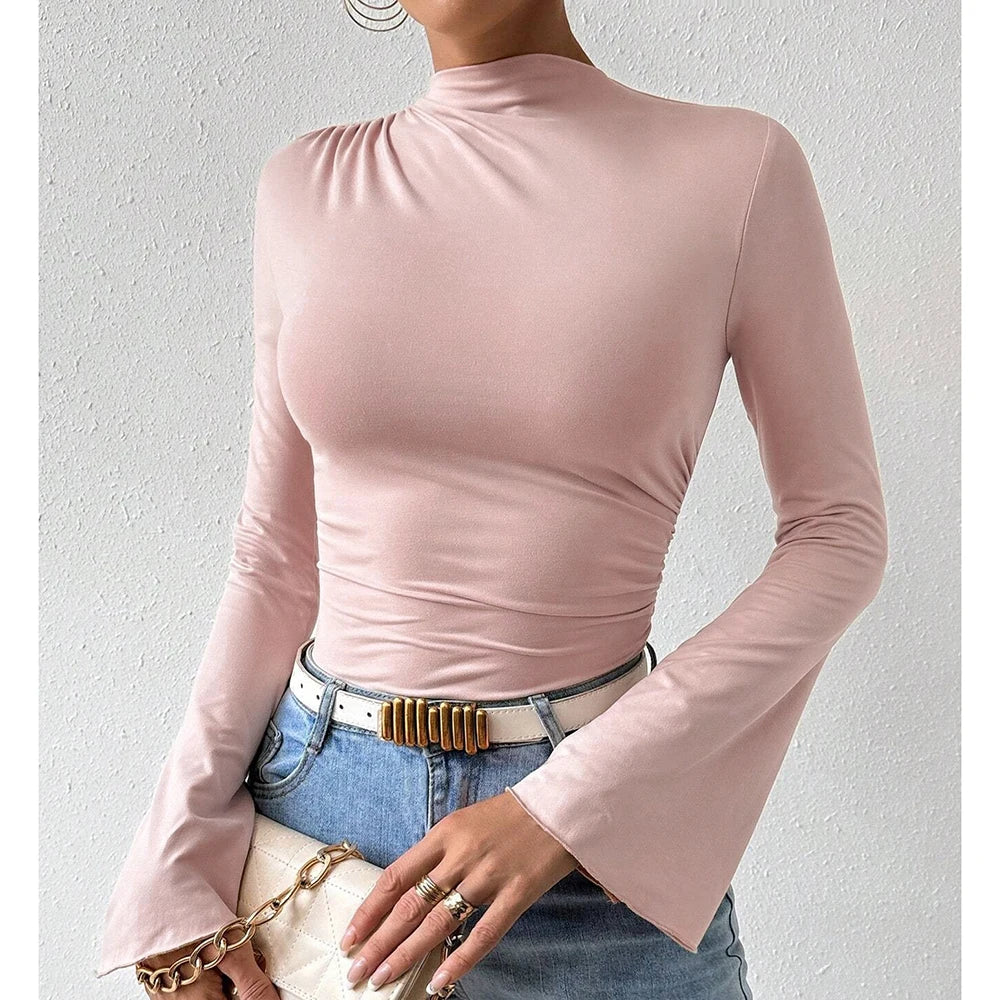 Blusa Feminina Casual Rosa 05