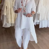 Conjunto Alongado de Linho Français