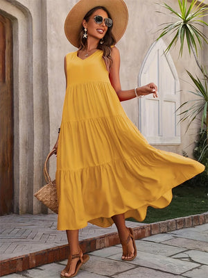 Vestido Midi Amarelo 03