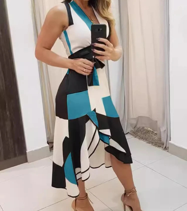 Vestido Midi Azul 03