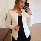 Blazer Feminino Ponto Aberto Branco 02