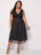 Vestido Curto Genova - Plus Size Preto / G 57