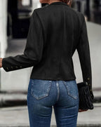 Jaqueta Feminina Casual Preto 4