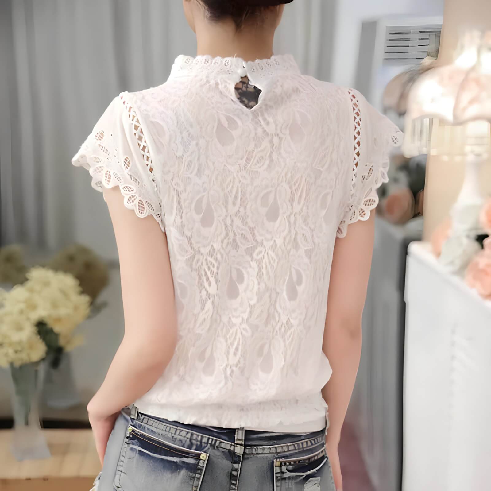 Blusa Feminina de Renda Dalston