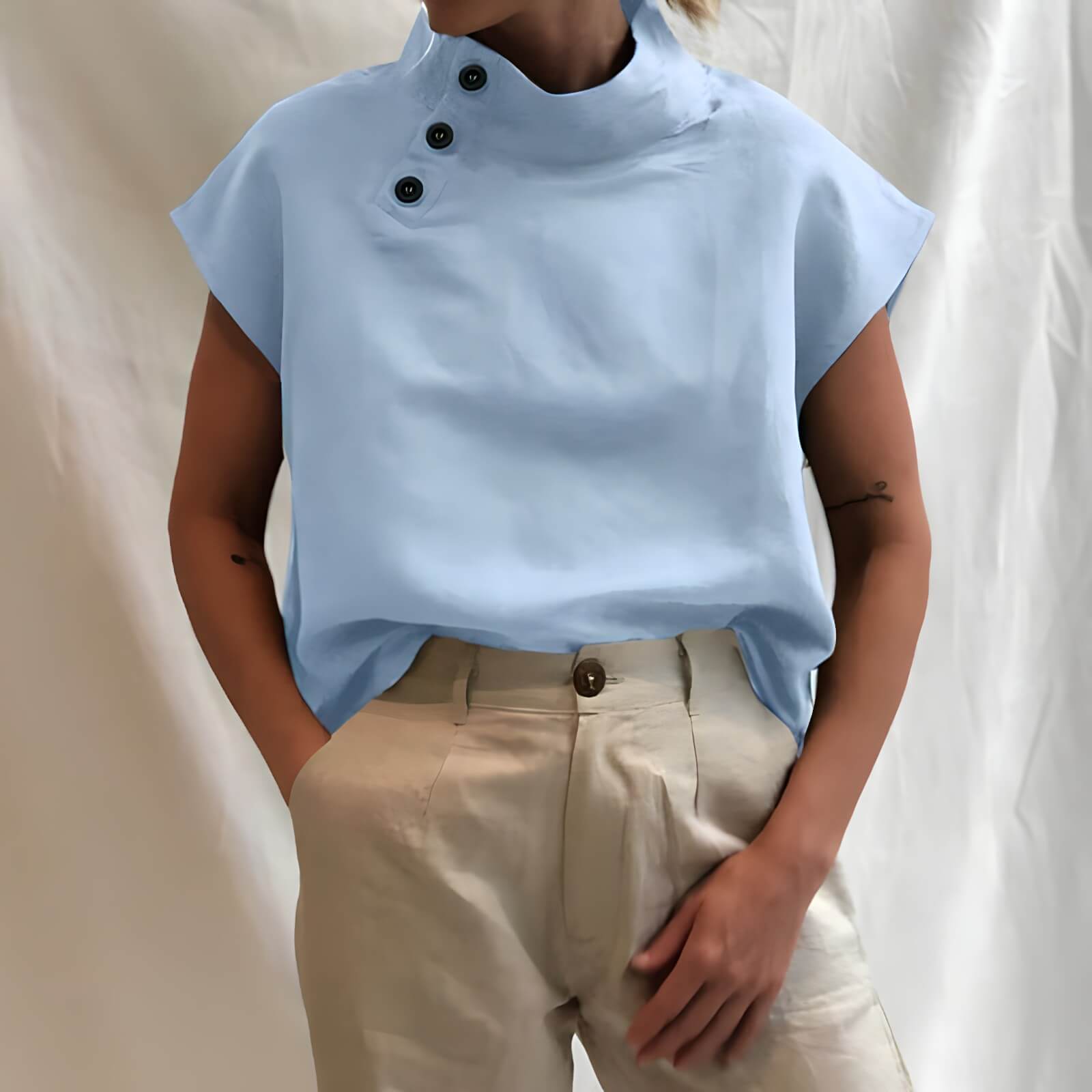 Blusa de Casimira Azul 4