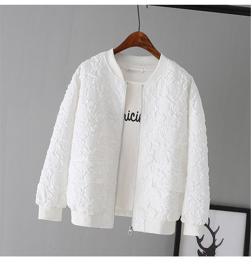 Jaqueta Bomber Feminina Branco 1