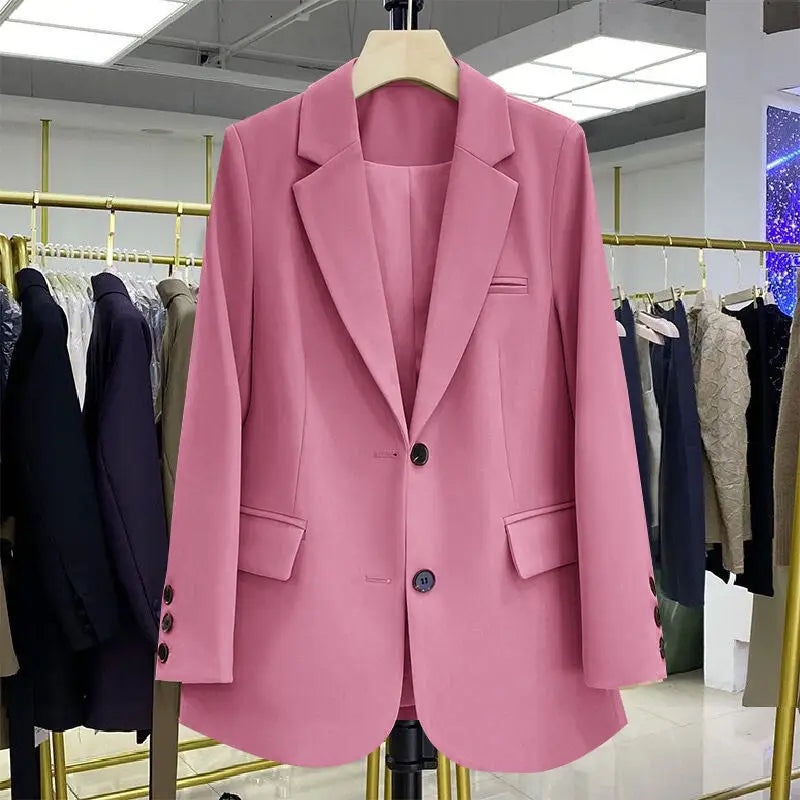 Blazer Feminino Casual Rosa 11