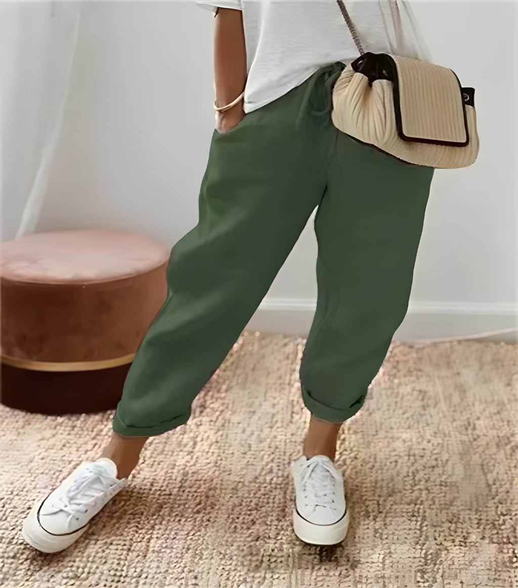 Calça Casual Verde 7
