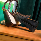 Mocassim Plataforma De Couro Handma Sapatos 11