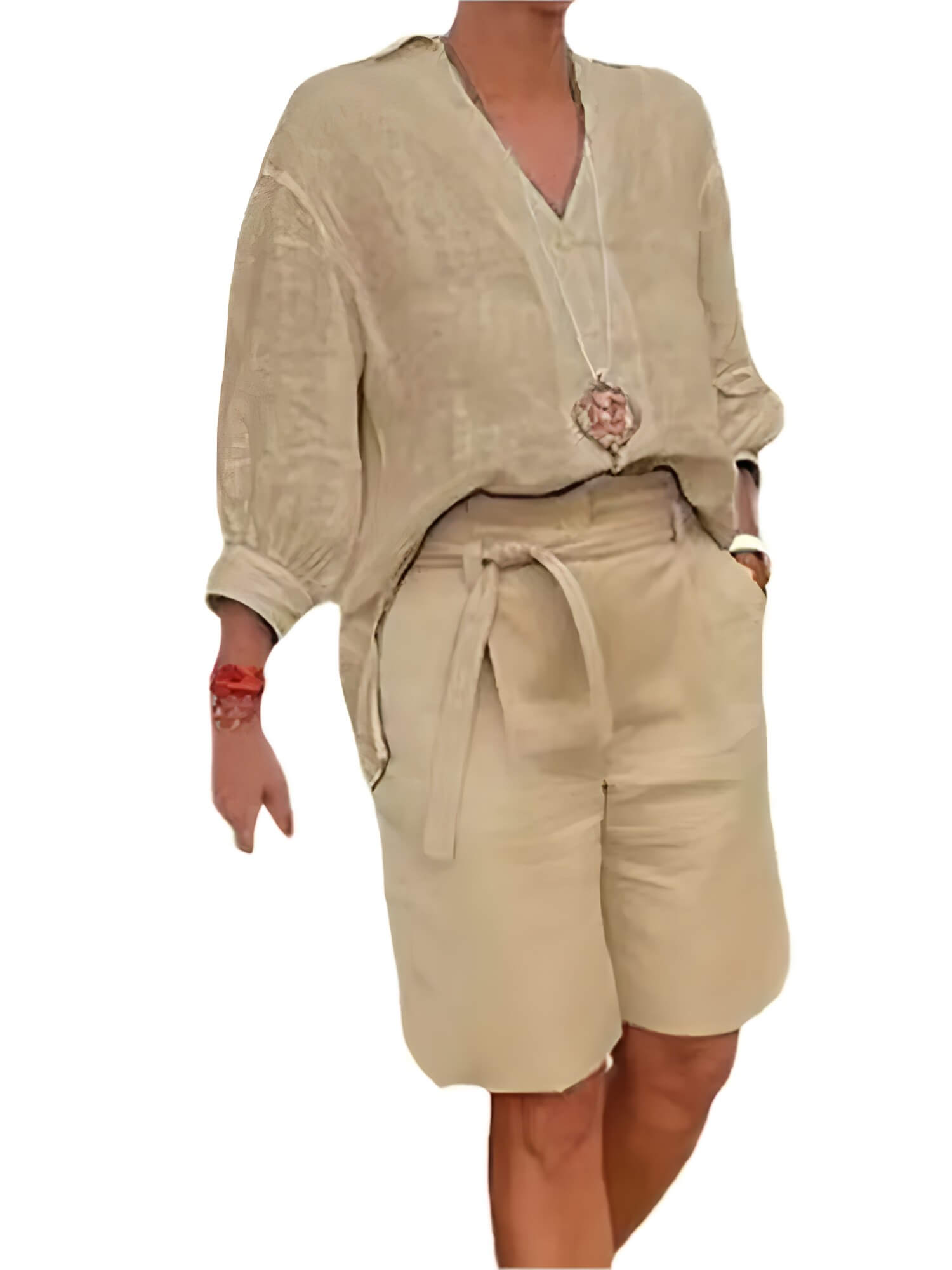 Conjunto Feminino Bege 4