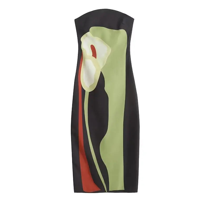 Vestido Longo Tubo Verde Menta 03