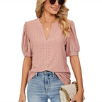 Blusa Casual Gladíolo Rosé / P 49