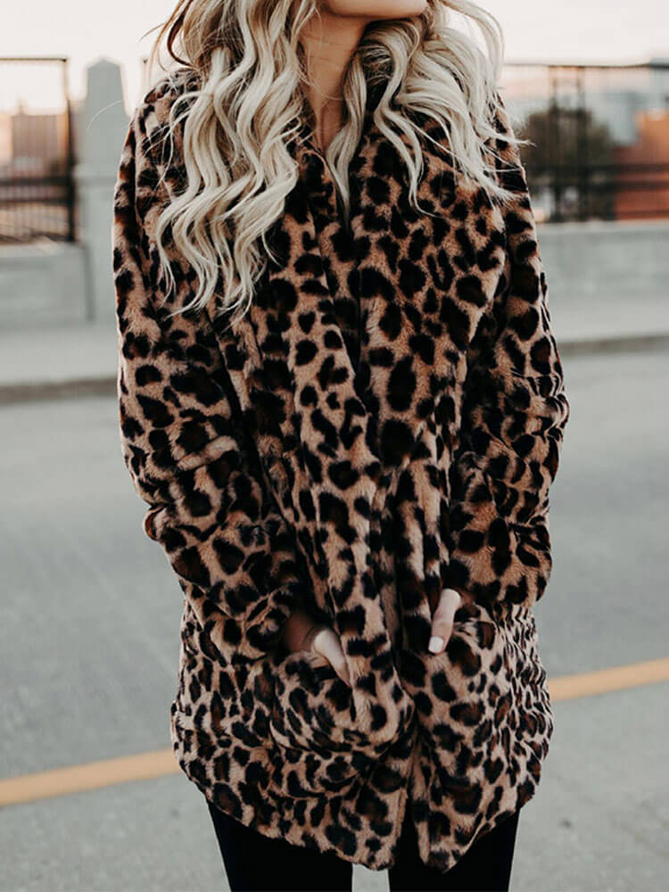 Casaco Feminino Ponto Aberto Leopardo 3