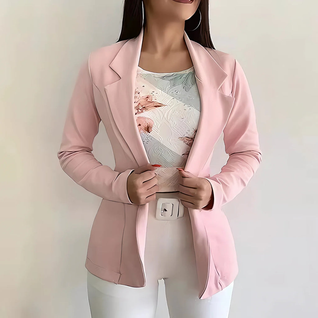 Blazer Feminino Rosa Claro 1