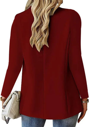 Blazer Alfaiataria Alongado Slim Bordô 06