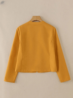 Jaqueta Feminina Casual Amarelo 5