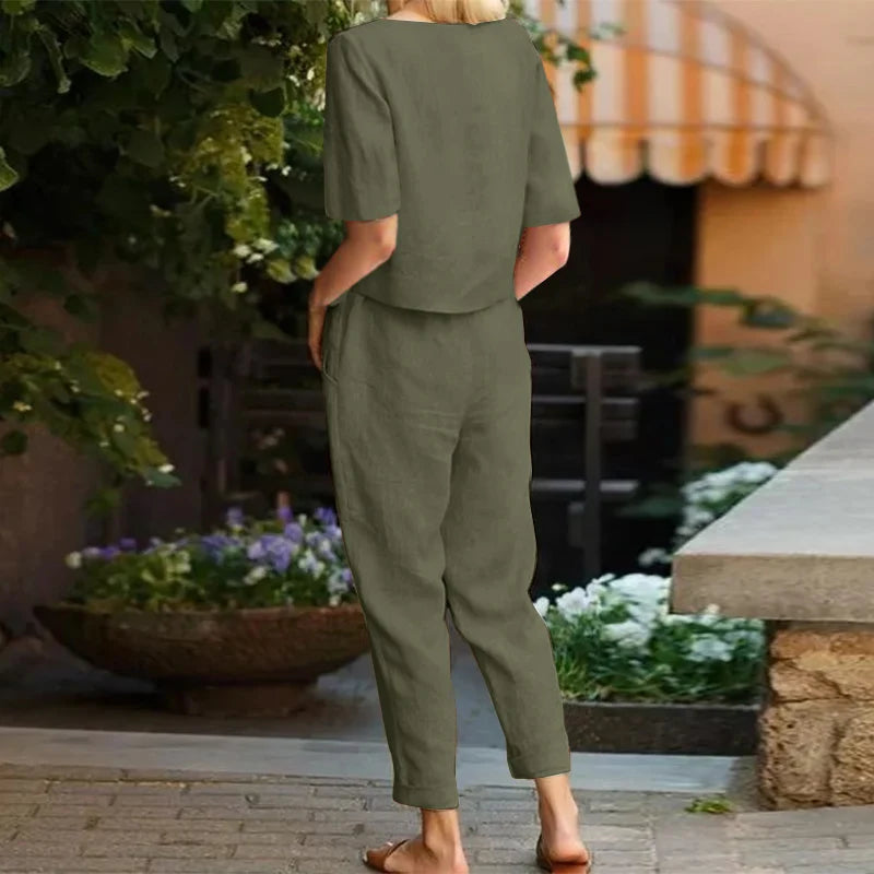 Conjunto Feminino Verde Militar 2