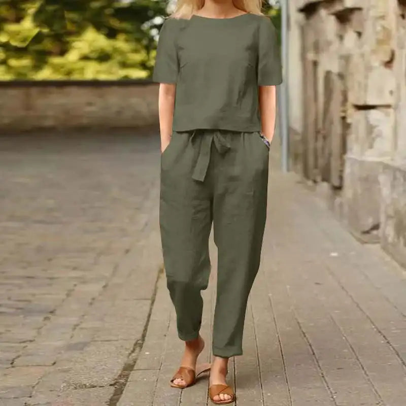 Conjunto Feminino Verde Militar 1