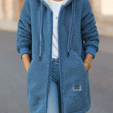 Casaco Feminino Alongado de Pelinhos Saraya