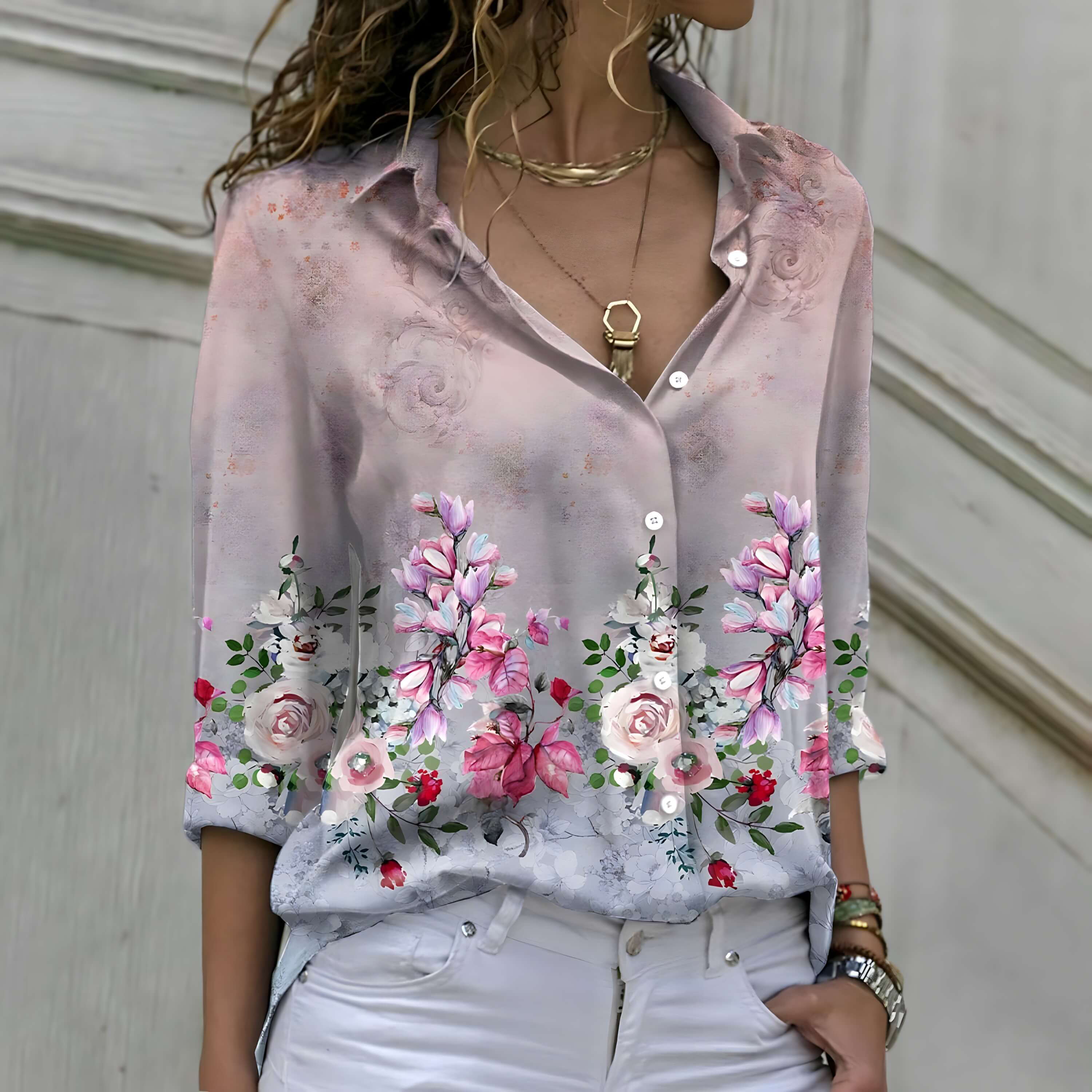 Camisa Casual de Casimira Flores 6