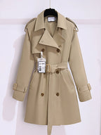 Casaco Feminino Trench Cáqui 2