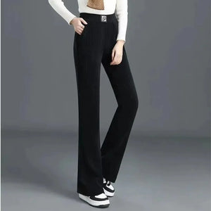Calça Térmica de Veludo Preto 2