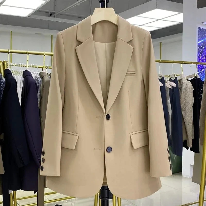 Blazer Feminino Casual MOstarda 5