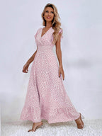 Vestido Longo de Chiffon Rosa 14
