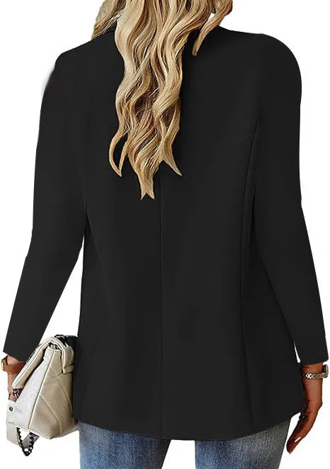 Blazer Alfaiataria Alongado Slim Preto 04