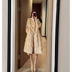 Casaco Feminino Longo Bege 03