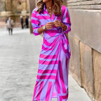 Vestido Mídi Transpassado Rubis