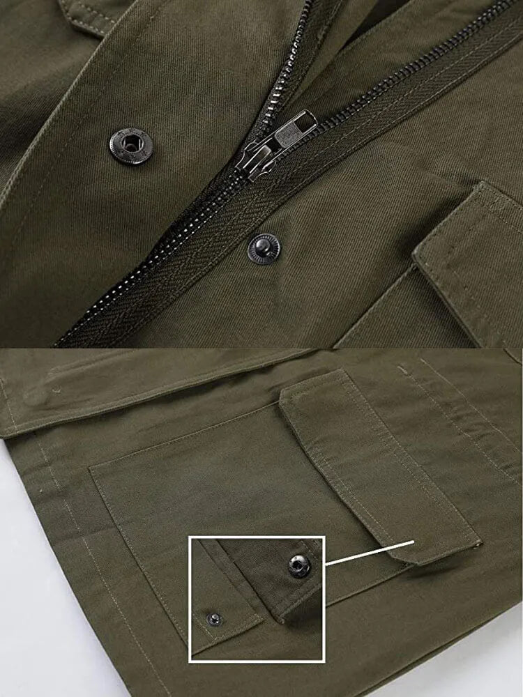 Jaqueta Feminina Verde Militar 7