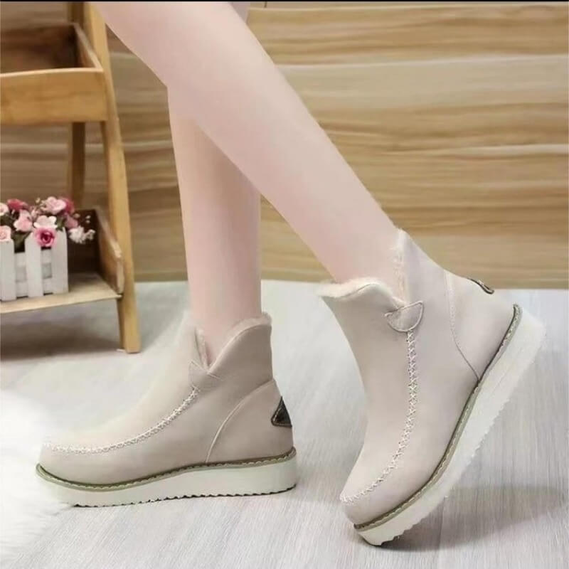 Bota Feminina de Inverno Bege 2