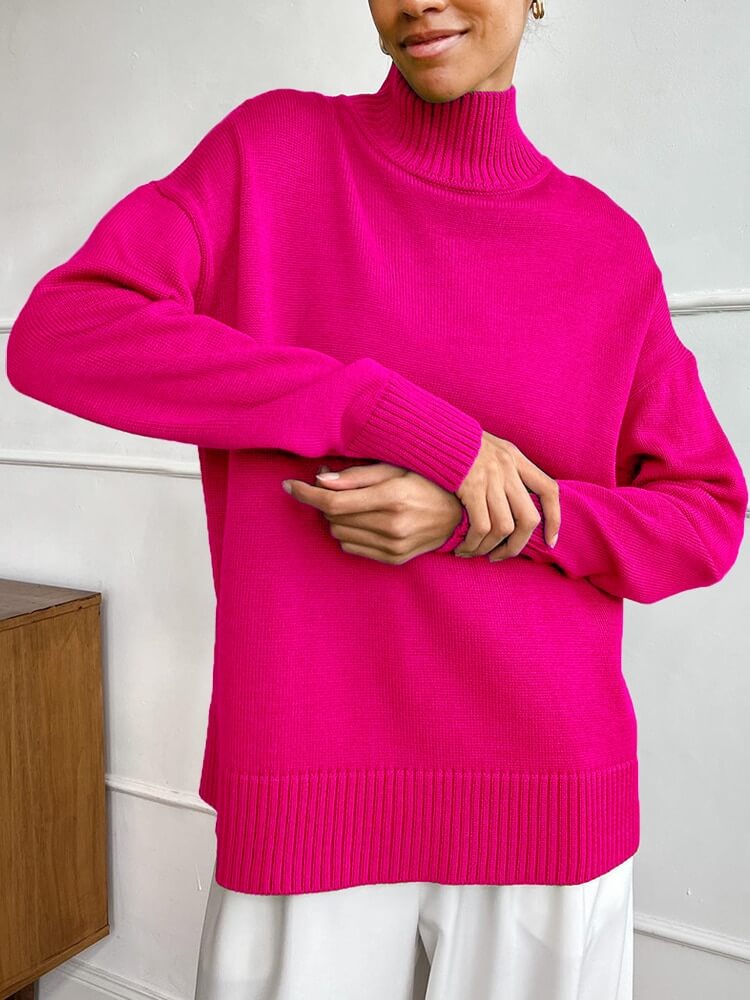 Suéter Feminino Oversized Rosa 4