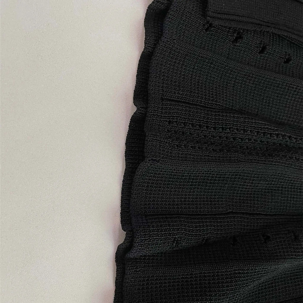 Vestido Midi de Malha Preto 06