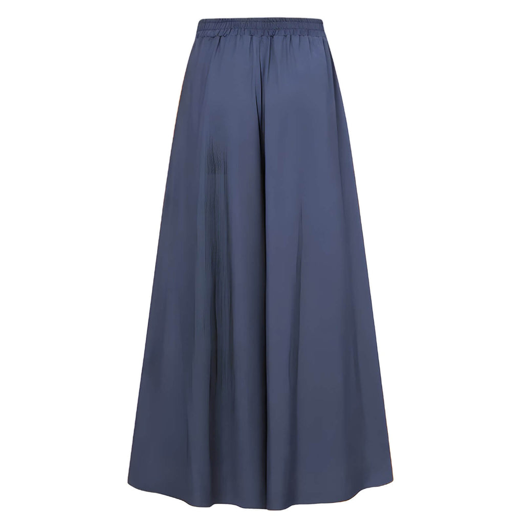 Calça Wide Leg Azul 9