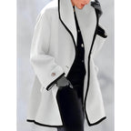 Casaco Feminino de Lã Batida Branco 7