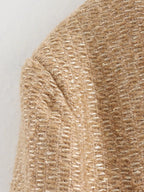 Blazer Feminino Casual Bege 9