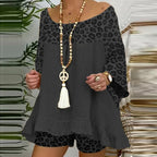 Conjunto de Linho Animal Print