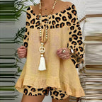 Conjunto de Linho Animal Print