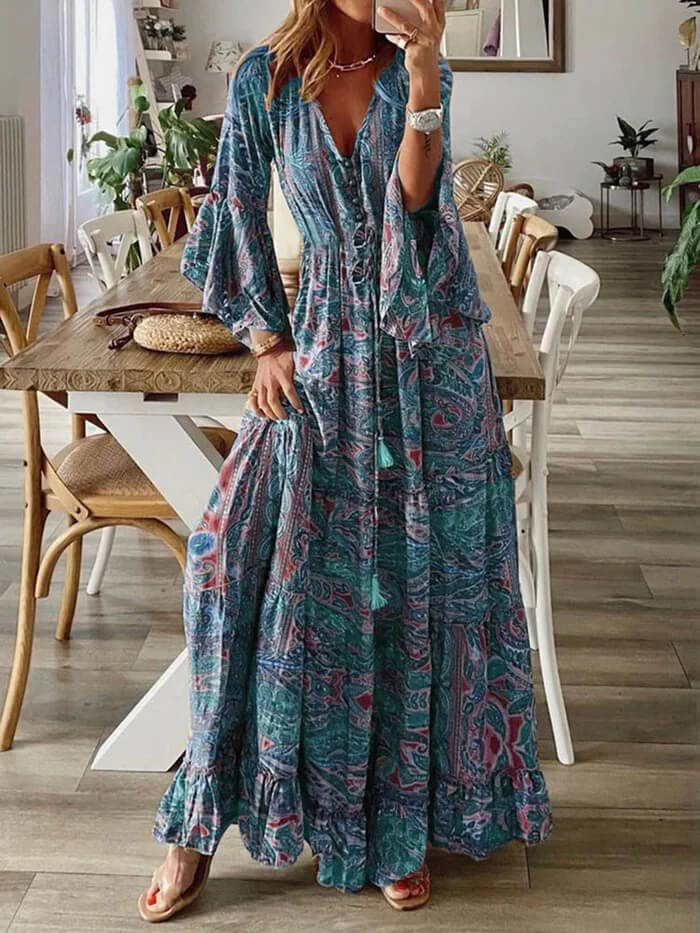 Vestido Longo Azul 1