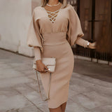 Vestido Mídi de Tricot Loiret