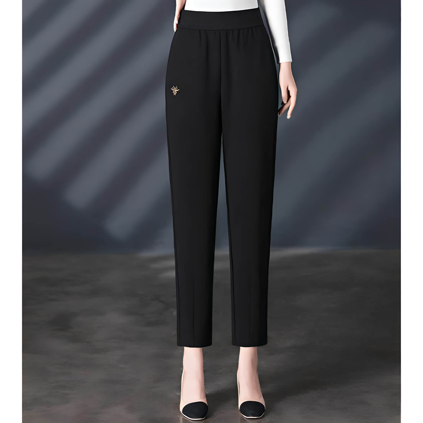 Calça Feminina Casual Preto 1