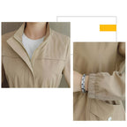 Jaqueta Feminina Casual com Regulador Bege 6