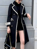 Casaco Feminino de Lã Batida Preto 1