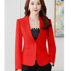 Blazer Casual de Alfaiataria Vermelho 8